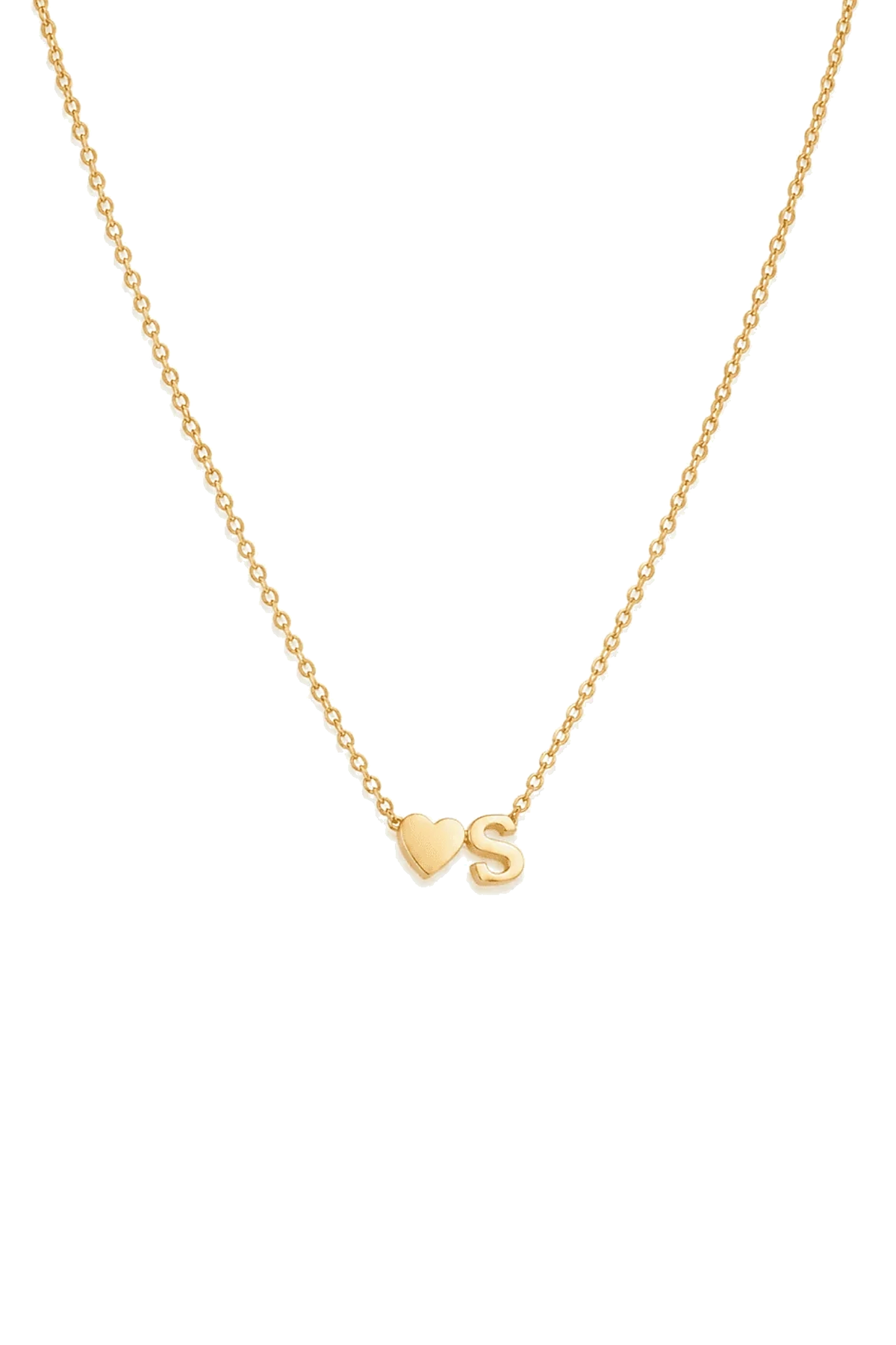 Initial Heart Necklace